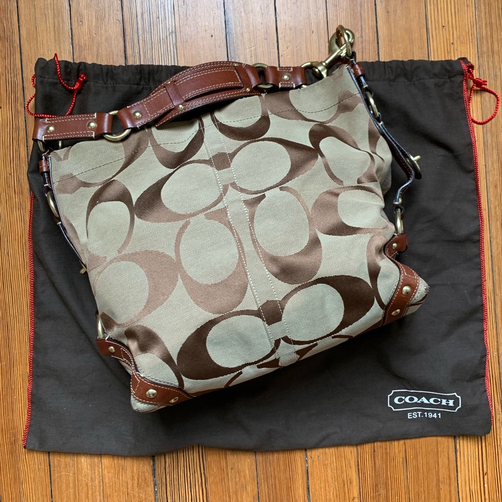 Coach Signature Carly Shoulder Bag